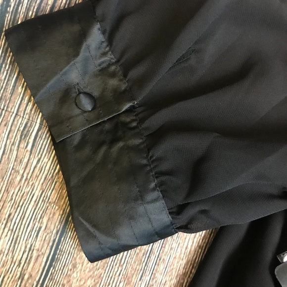 C.C Couture Black Blouse Small - Picture 6 of 6